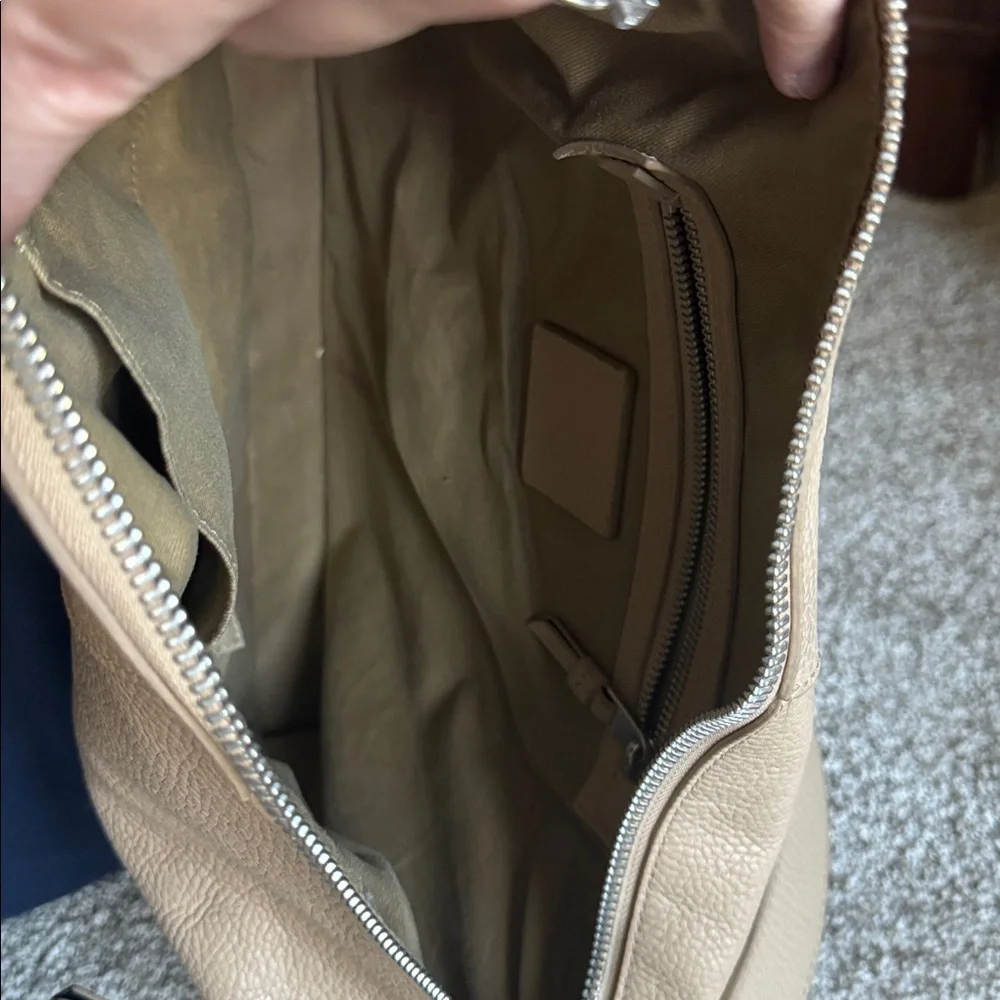 All Saints Edbury Tan Leather Shoulder Bag - Picture 9 of 9